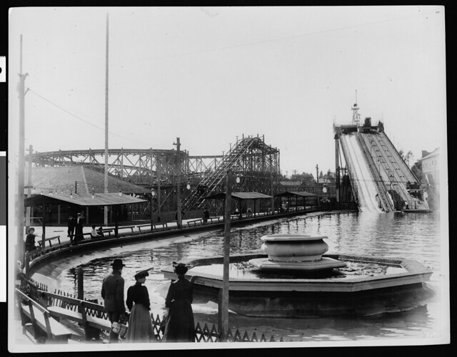 Chutes Park (later Horsley Park), an amusement park in Los Angeles, ca.1906 (CHS-5197)