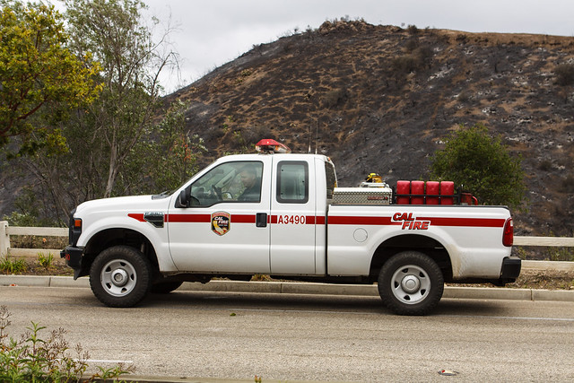 california ca ford truck pickup wildfire f250 superduty calfire a3490 springsfire