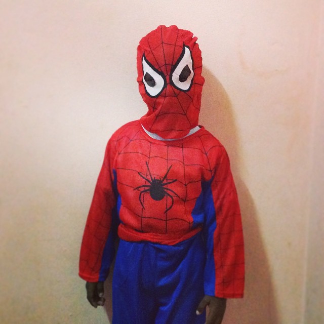 #mardiGras2015 Test Costume lol Spiderman By Hyane hahaha