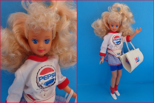 Image result for Pepsi Spirit Barbie Doll