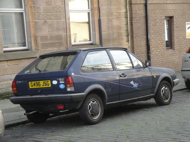 volkswagen fox mk2 1980s polo coupe 1990 g496jsg