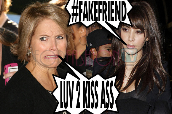 Kim Kardashian DISSES "Fake Media Friend" Katie Couric - READ!!!