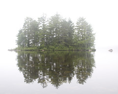Foggy Morning on West Grand Lake