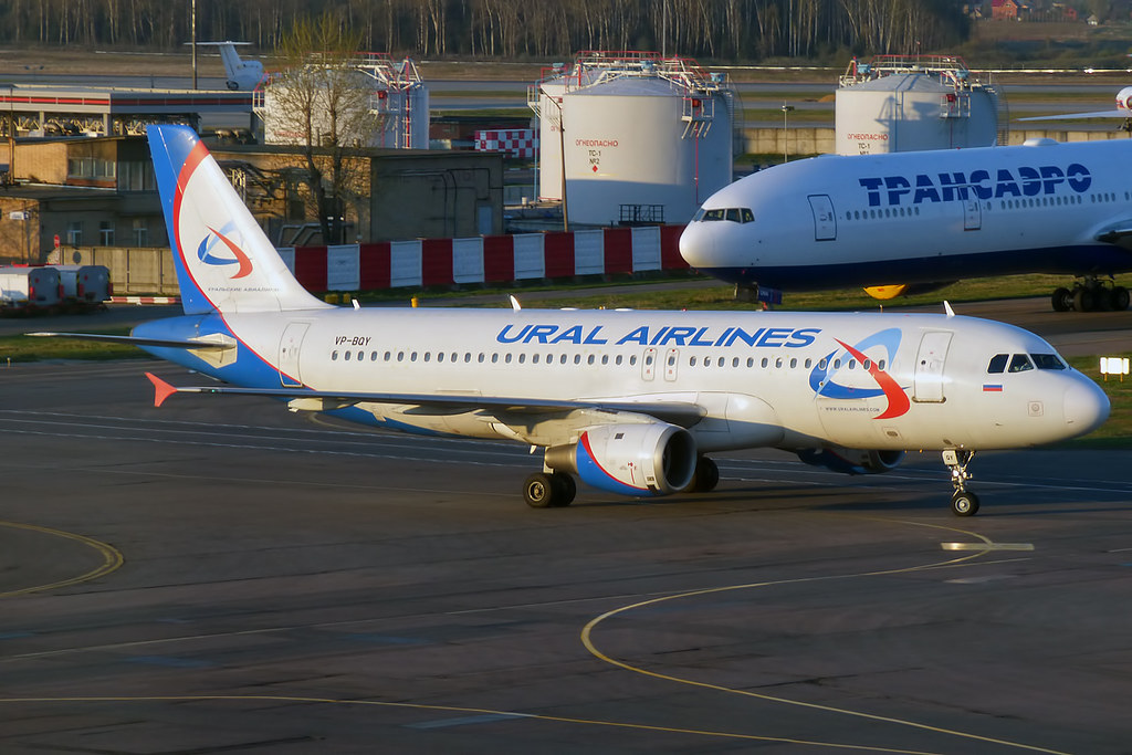 : Ural Airlines, VP-BQY, Airbus A320-211