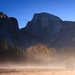 Fall Morning Mist in Yosemite National Park