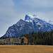 Mount Rundle over Banff Field
