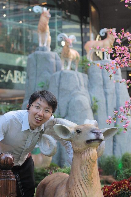 Royston and Year of  the Goat  @ Ion Orchard Singapore
