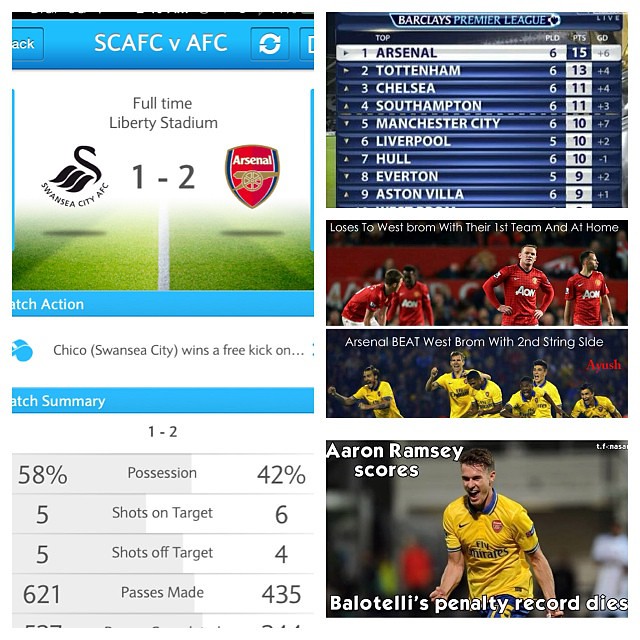 I cant see u haters???  #Arsenal win ❤️ #Gnebry 1st goal❤️ #Ramsey 8th goal❤️ cant stop scoring. Top of the table ❤️ Manuk lose❤️ Man shitty lose ❤️ Spuds draw  Chelshit draw. 8th straight win. #Gooners happy.  #epl#arsenal#coyg#afc#afctid#arsenalworld