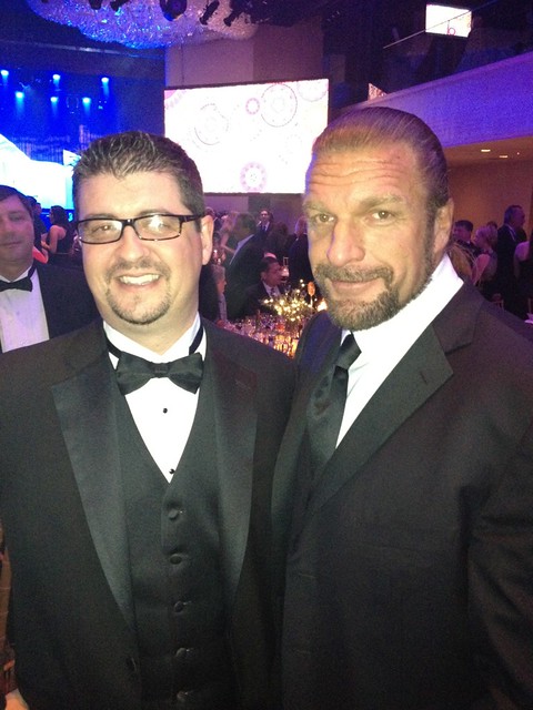 Triple H at Toys R Us Black Tie Event