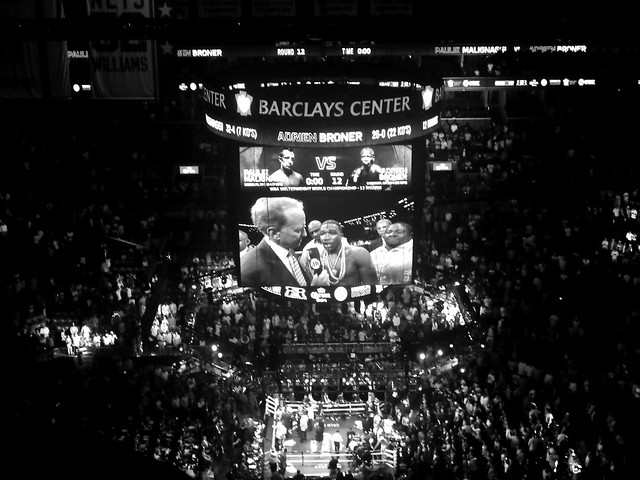 fight night in brooklyn - "and the winner by a split decision..."