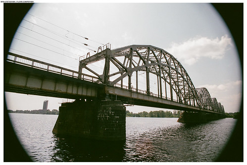 Riga. Dzelzcela tilts ©  Mika Stetsovski