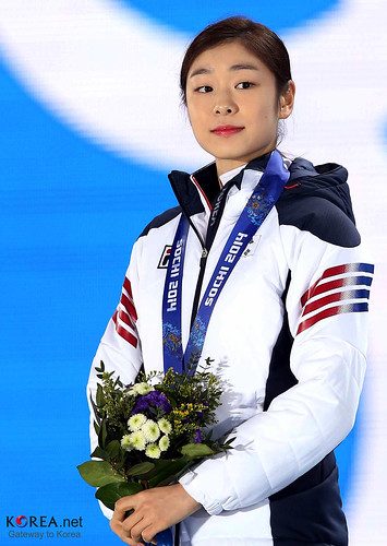 Korea_Kim_Yuna_Sochi_Medal_Ceremony_08 ©  KOREA.NET - Official page of the Republic of Korea
