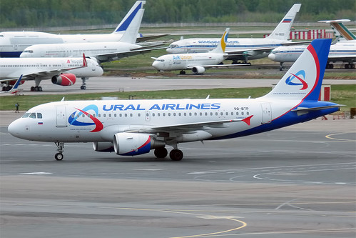 Ural Airlines, VQ-BTP, Airbus A319-111 ©  Anna Zvereva