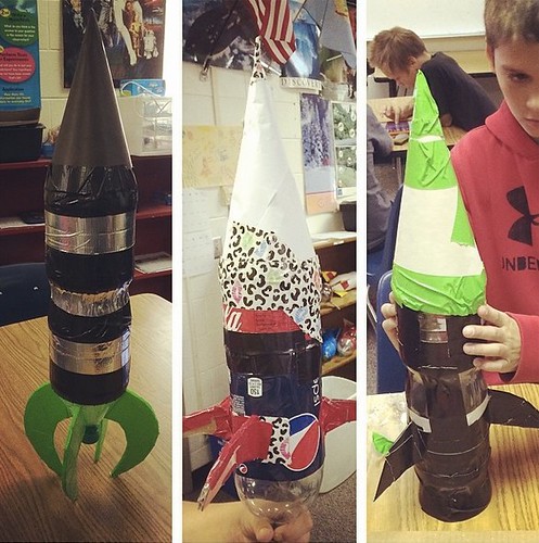 Water Bottle Rocket Designs by Wesley Fryer, on Flickr