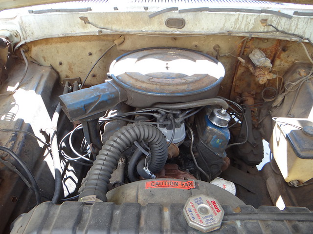 ford 1971 engine f100 compartment custom