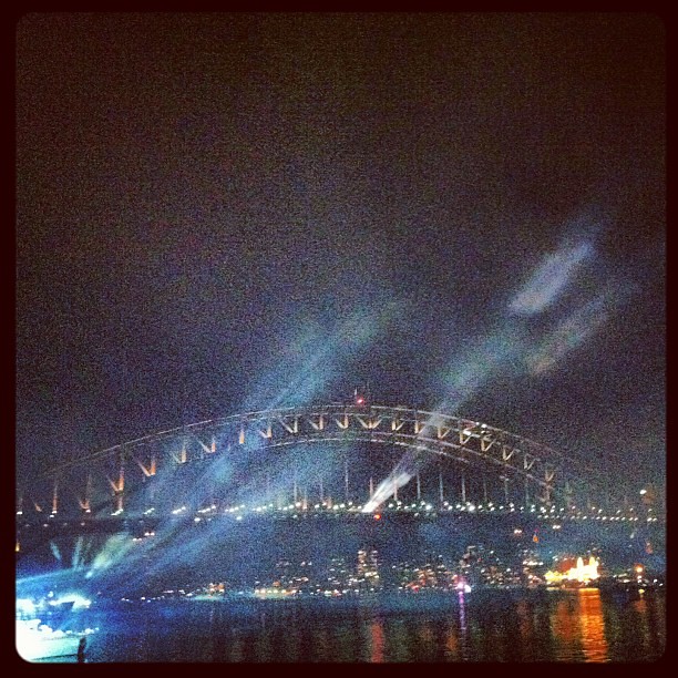 Major Fireworks display in Sydney Harbour