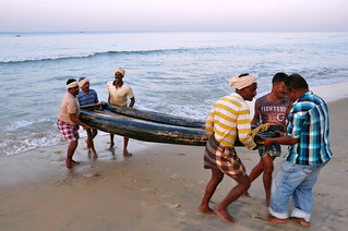 India - Kerala - Varkala - Fishermen - 72