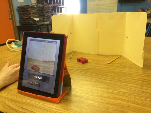 Homemade iPad Stopmotion Stand by Wesley Fryer, on Flickr