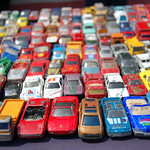 Toy Cars at a dubs at the castle stand
