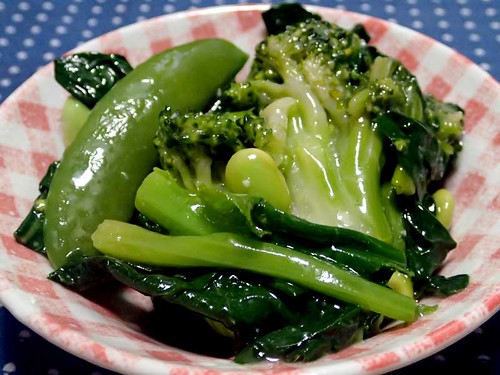 緑野菜のサラダ