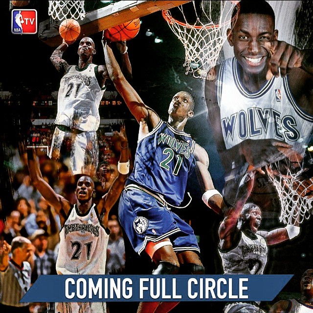 Kevin Garnett is going to the Minnesota Timberwolves again going back to where his NBA career began for him at the age of 18  #NBA #Trade #Basketball #KevinGarnett #KG