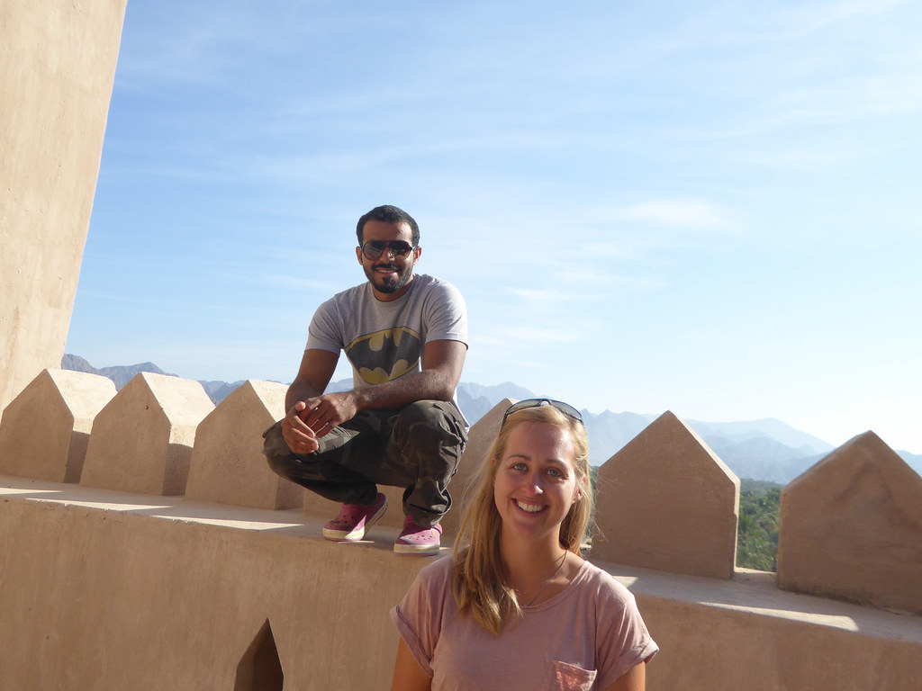 Hamed and Claire at Rustaq