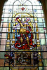 Window dedicated to St Michael, Crooked Lane, in St Magnus the Martyr, Lower Thames Street, City of London