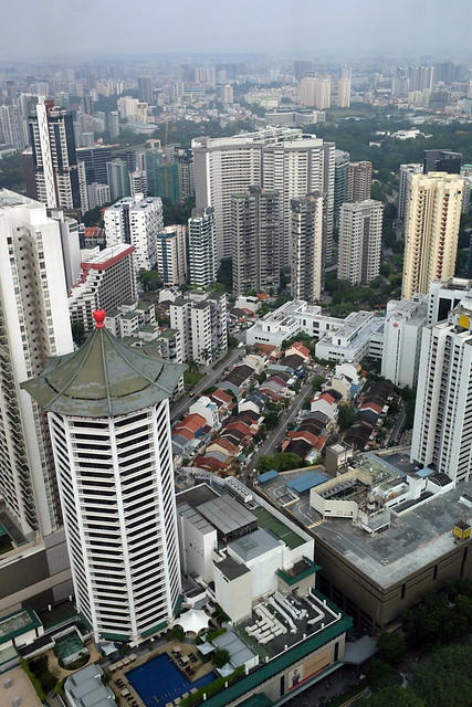 View of Orchard Road and its surroundings from Ion Sky