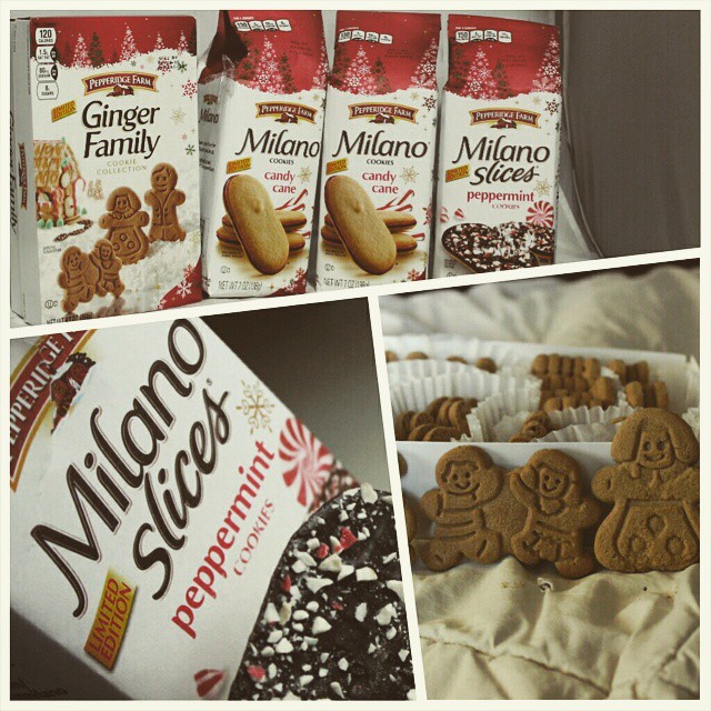 Tis the season for Milano cookies and stuffing from Pepperidge Farm! Enjoy seasonal limited-edition must-haves like Candy Cane Cookies and Peppermint Slices - all offer Milanos signature butter cookie and chocolate, with the yummy addition of mint! Milan