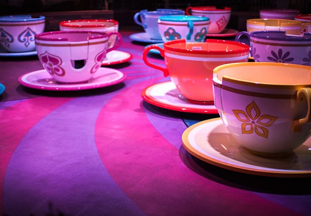 I just blogged at Movie Masks USA - A Unique Point of View: Mad Tea Party at Disneyland Park
