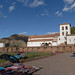 Igreja colonial sobre base inca