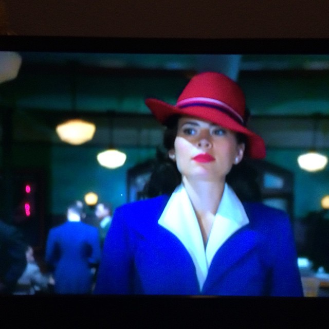 Watching Marvels Agent Carter. #lovethehat