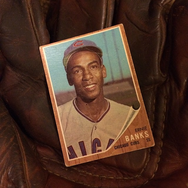 Farewell Mr. Cub, Ernie Banks. One of the greats. Lets play two.