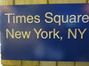 Times Square New York, NY post office plaque