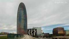 Torre Agbar, Barcelona, Spain with Lumix GX7 and M.9-18mm