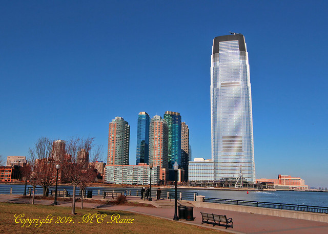 Goldman Sachs Tower View from North Field (Photo #25 of LSP Series) of Liberty State Park (Jersey City, NJ)