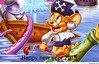 Happy New Year Jerry Cartoon HD Wallpaper - Stylish HD Wallpapers