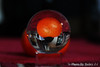 Orange in a crystal Ball