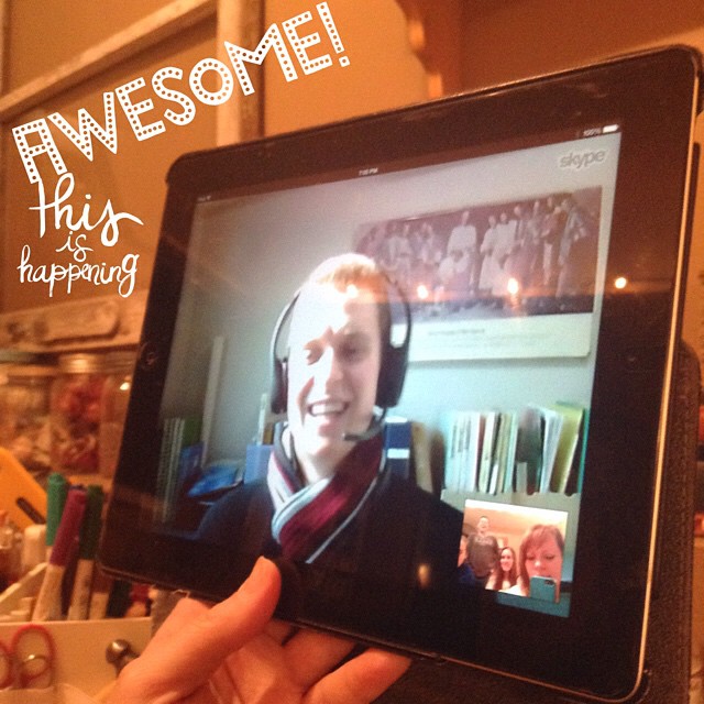 Best present ever! #skype #missionarymom #Christmas