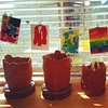 Studio mornings🌈 #sunshine #studentart #preschool #prek #color #terracotta #clay #coilpots #reggiopreschool #reggioinspired #regioemilia #atelier #work #dailygrind :) #arted #arteducation @portiasaysrelax
