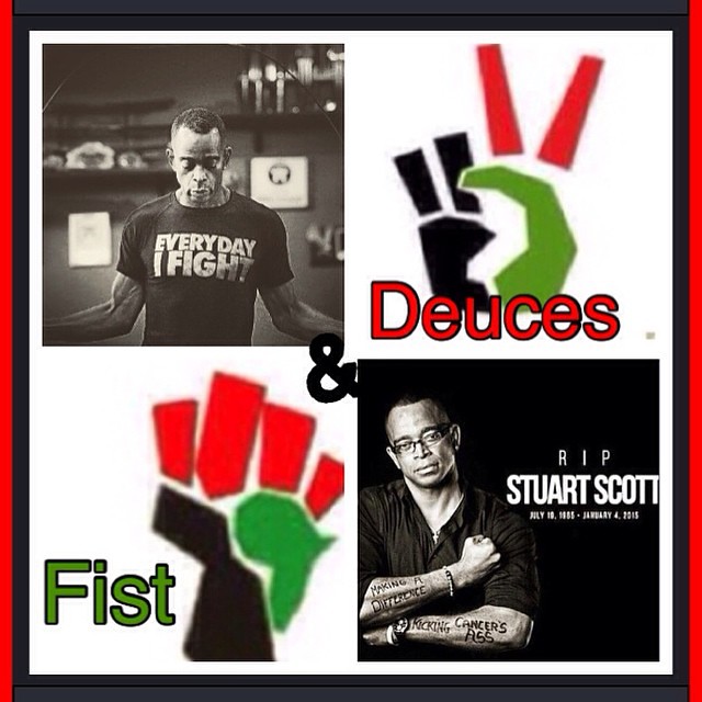 📢 Deuces ✌️➕Fist✊ Much Respect & Love 4 #stuartscott DuSable Town / London Town #realheroeshavescars #cancerwarrior #werepdachi4lyfe ❗️STUART SCOTT[R.I.P.]👉🔝🌍👈  :c