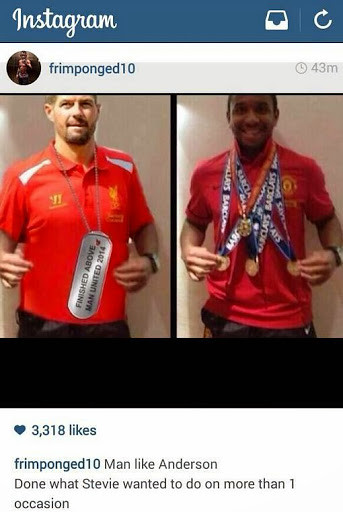 Arsenal Reject Emmanuel Frimpong Mocks Steven Gerrard On Instagram (Photo)