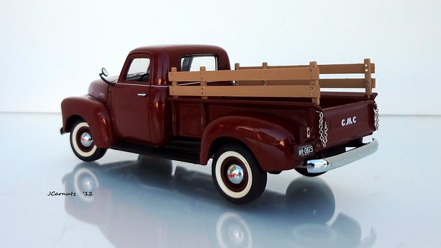 pickuptruck gmc 1950 diecast longbed franklinmint 124scale