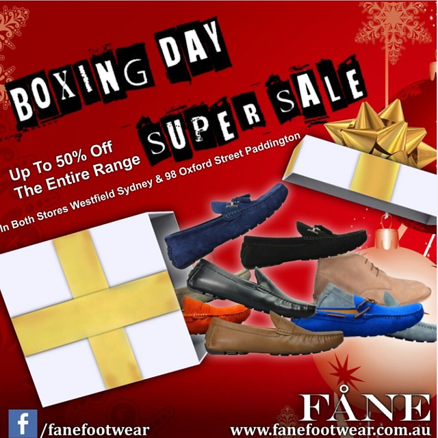 Boxing day is 1 day away - make sure you dont miss out on these once a year sales!! Www.fanefootwear.com.au #shopping #online #men #loafers #mocassins #shoes #fanefootwear #cool #summer #sydney #australia #boatshoes #rich #mensfashion #fashion #swag #men