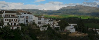 Ronda - looking east from the 'Puente Nuevo'