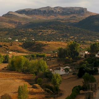 Ronda, Spain - view from the town onto the neighbouring hills