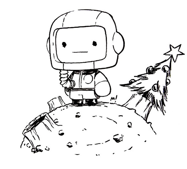 The Lonely Astronaut on Christmas Eve