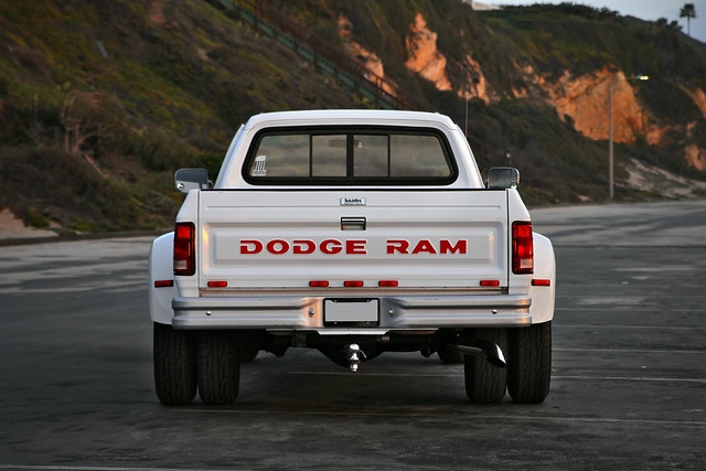 sunset beach truck diesel 1st first automotive dodge ram gen generation cummins dually d350 1stgen firstgen