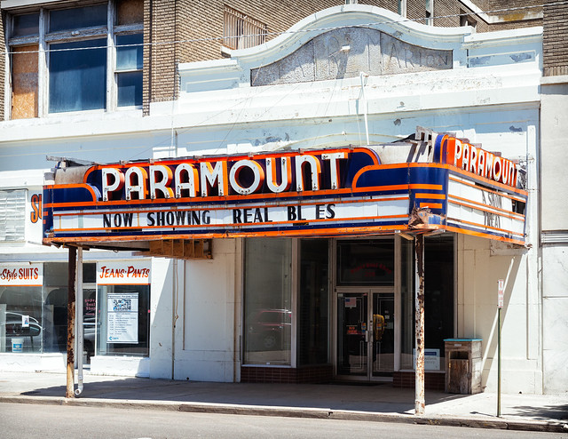 Paramount Theatre (1918), view01, 258 Yazoo Avenue, Clarksdale, MS, USA