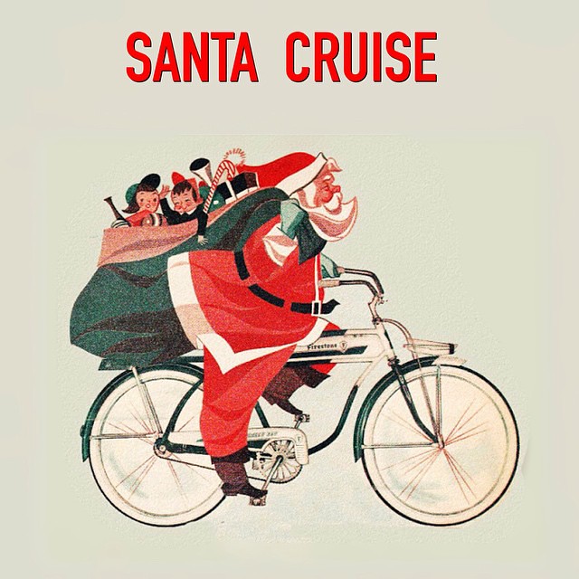 #Santa #Cruise.  #Xmas eve greetings from #California